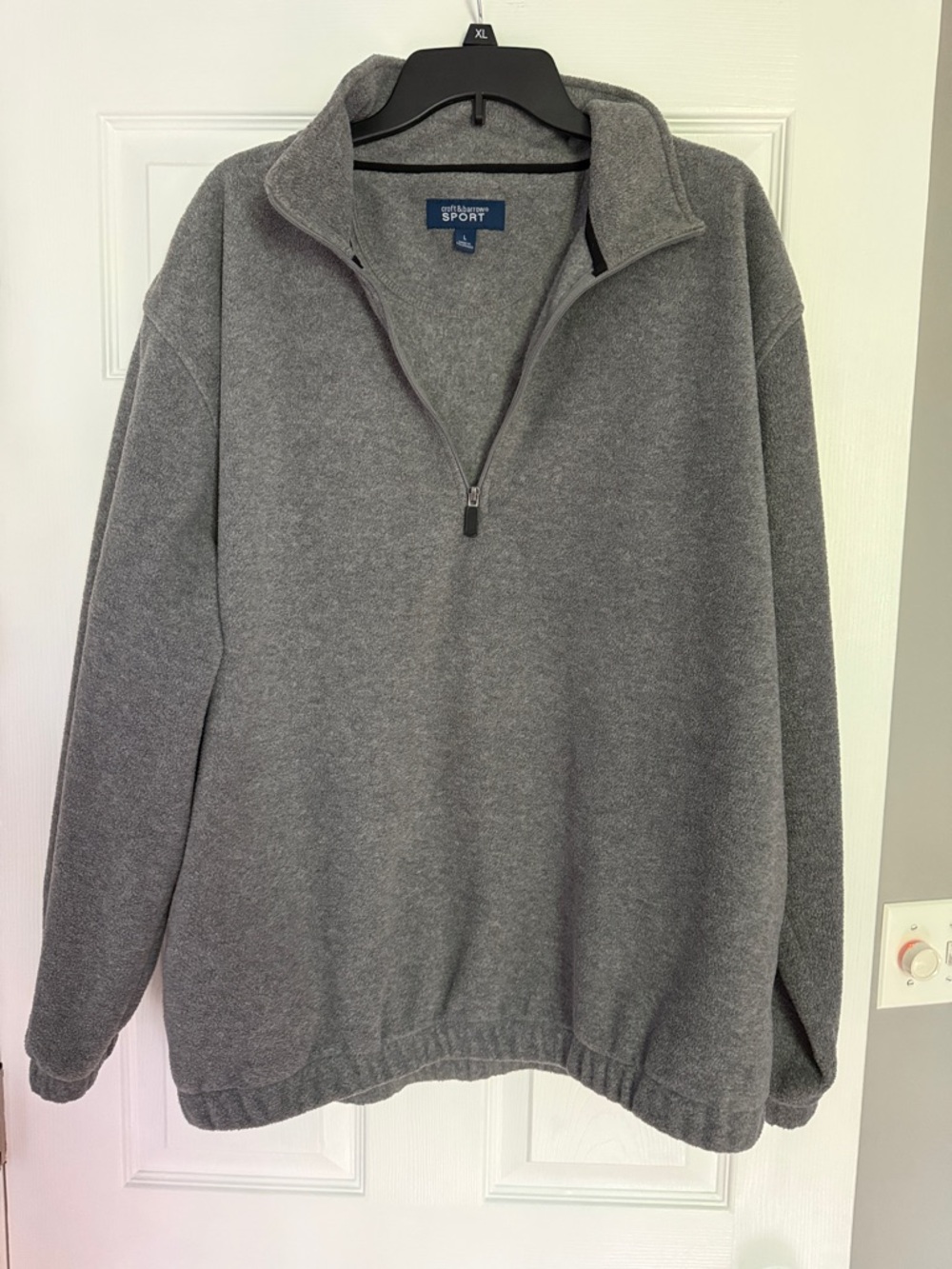croft & barrow Men's Gray Half-Zip Sweater